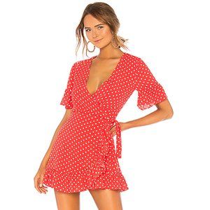 Revolve PRIVACY PLEASE May Mini Dress, Rust Dot